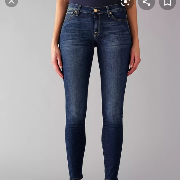 7 For all Mankind "The Skinny" jeans size 29"